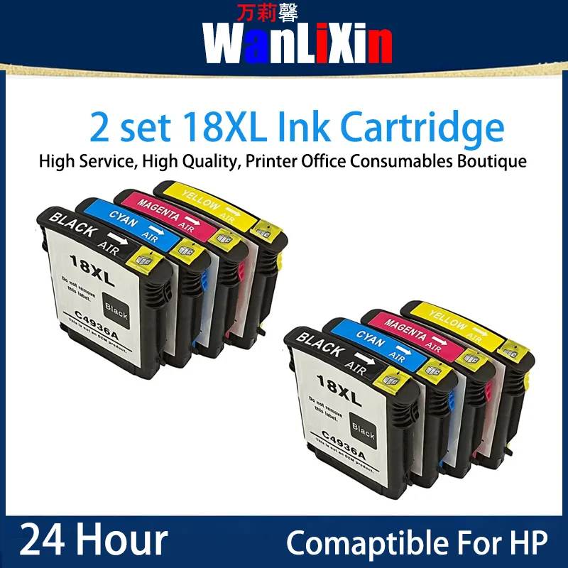 2 комплекта из 18 картриджей с чернилами, совместимых с принтерами HP K5300 K5400 K8600 L7380 L7580 L7590 K550
2 комплекта из 18 картриджей с чернилами, совместимых с принтерами HP K5300 K5400 K8600 L7380 L7580 L7590 K550