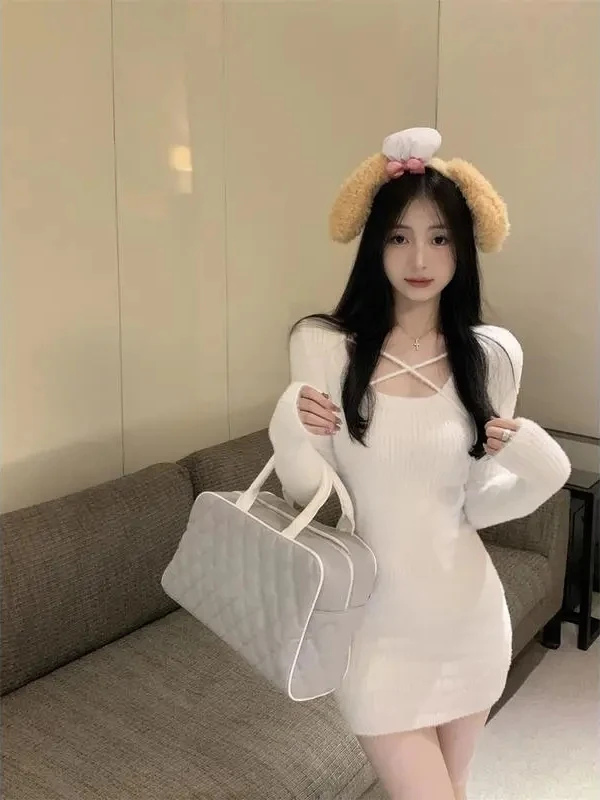 Белый вязаный ort Dr, женский базовый слой, зима 2025, новинка Pure Desire Feng ui, внутренняя одежда из меха норки, облегающая юбка Dr
Белый вязаный ort Dr, женский базовый слой, зима 2025, новинка Pure Desire Feng ui, внутренняя одежда из меха норки, облегающая юбка Dr