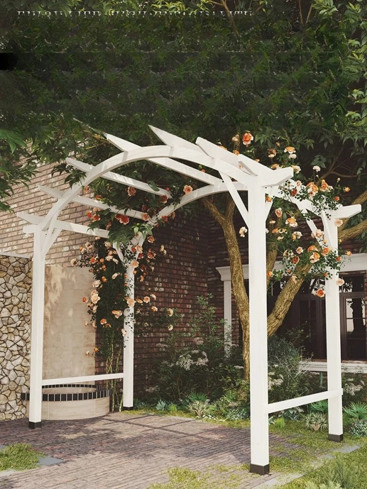 Preservative Wood Grape Rack Assembly Outdoor Wooden Flower Stand Outdoor Solid Wood Pavilion Courtyard Climbing Vine Rack
Preservative Wood Grape Rack Assembly Outdoor Wooden Flower Stand Outdoor Solid Wood Pavilion Courtyard Climbing Vine Rack