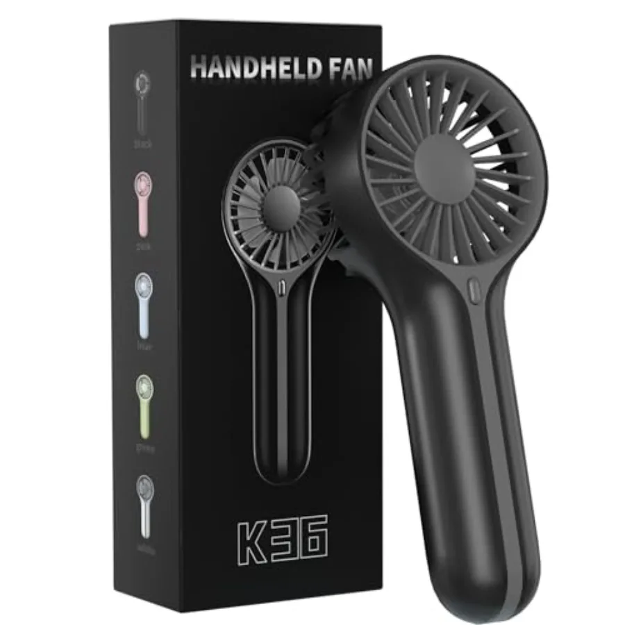 Mini personal fan for desk, makeup, and lashes application; ABS plastic; black; USB rechargeable, battery-operated, portable ha
Mini personal fan for desk, makeup, and lashes application; ABS plastic; black; USB rechargeable, battery-operated, portable ha