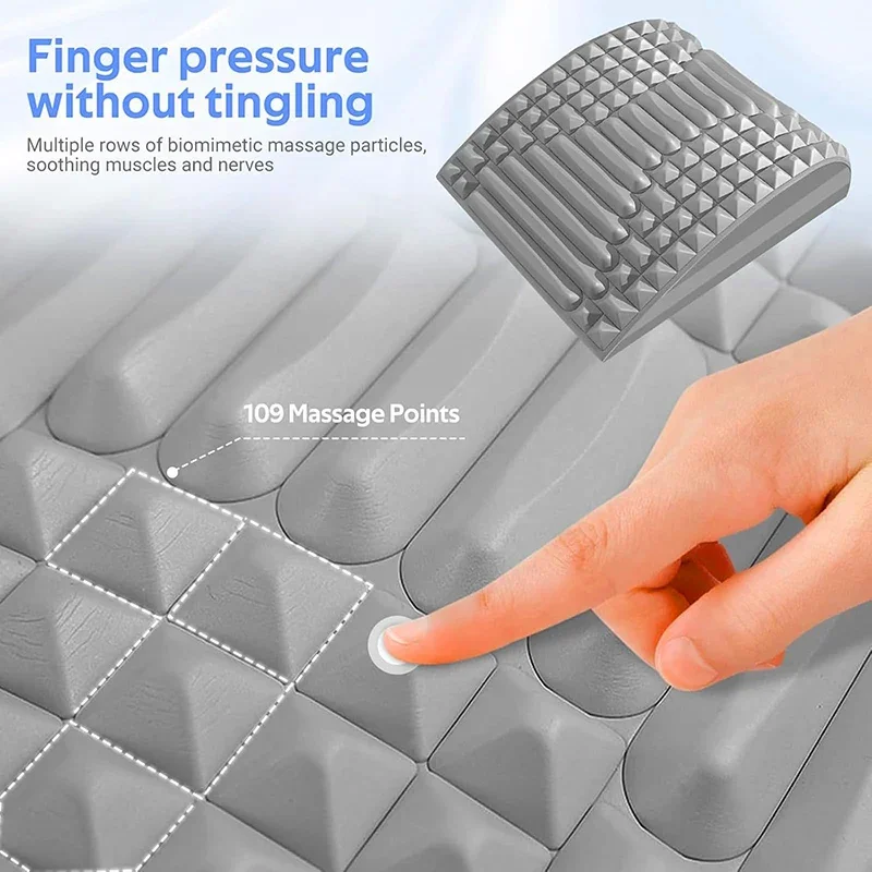 Подушка-массажер для спины и шеи, поясничная поддержка, для облегчения боли при грыже межпозвоночного диска, массажные и расслабляющие инструменты
Подушка-массажер для спины и шеи, поясничная поддержка, для облегчения боли при грыже межпозвоночного диска, массажные и расслабляющие инструменты