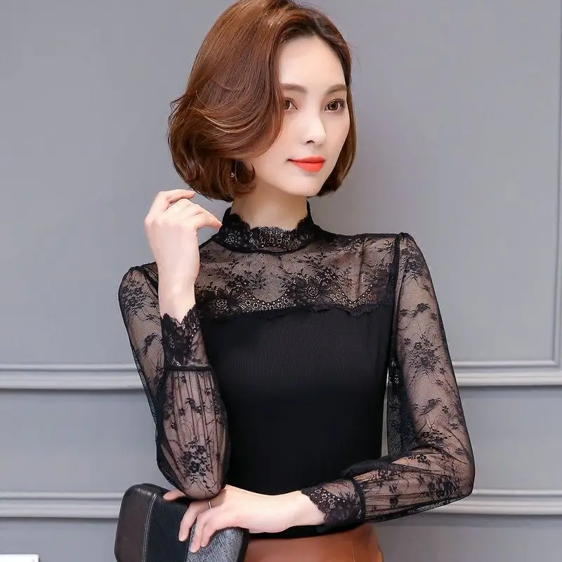 French Lace Mesh Top Women, High End See Through Blouse, Chic Long Sleeve Layering Undershirt S-XXL
French Lace Mesh Top Women, High End See Through Blouse, Chic Long Sleeve Layering Undershirt S-XXL