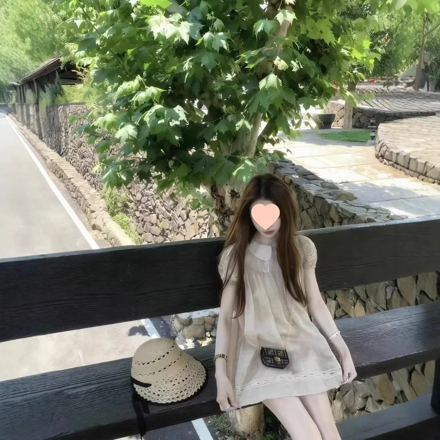 【New Arrival】Beige Sheer Mini Dress, Puff Sleeve Peter Pan Collar Two-Piece with Shorts
【New Arrival】Beige Sheer Mini Dress, Puff Sleeve Peter Pan Collar Two-Piece with Shorts