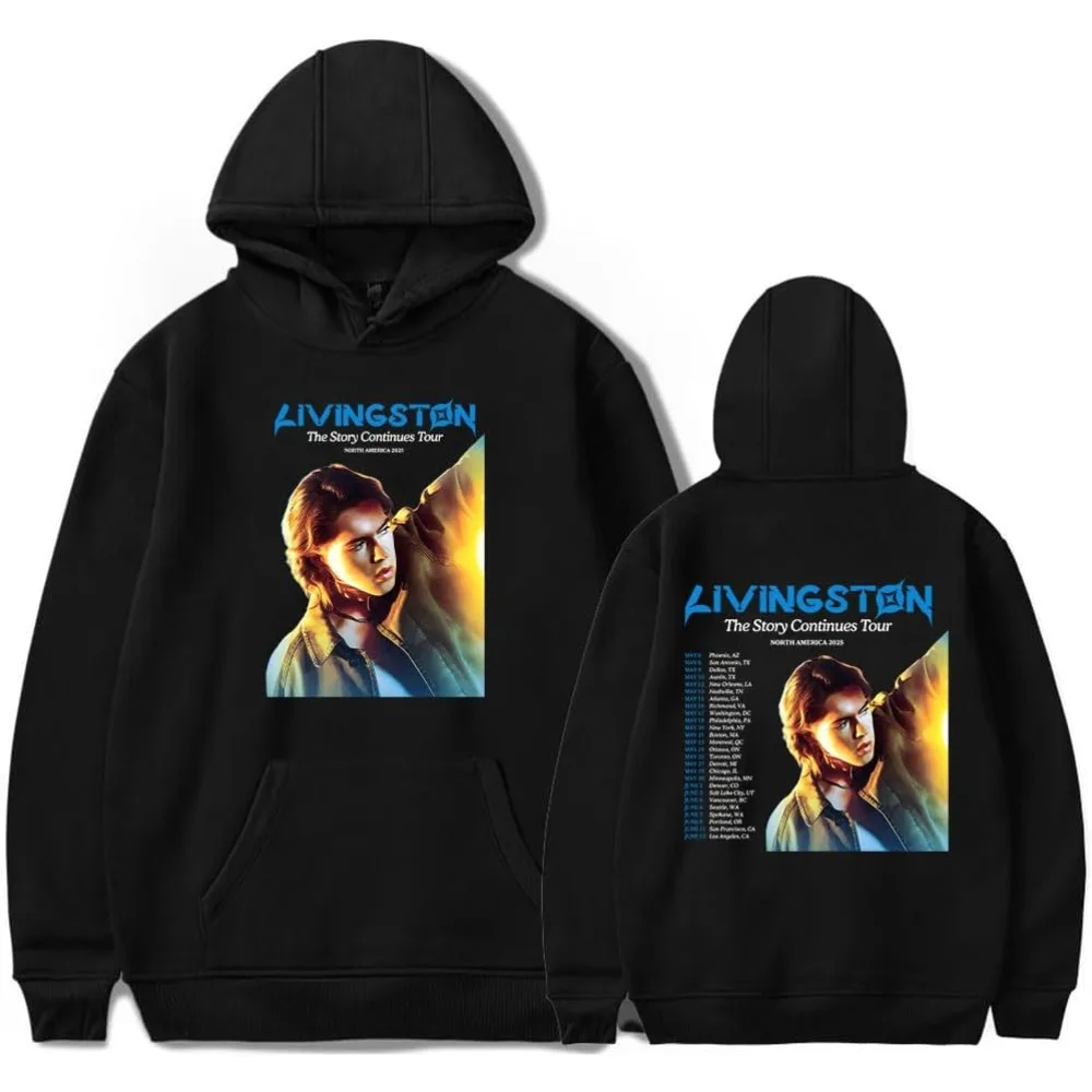 Livingston The Story Continues Tour Merch Hoodie Women Men Long Sleeve Sweatshirt Fashion Pullover Clothes
Livingston The Story Continues Tour Merch Hoodie Women Men Long Sleeve Sweatshirt Fashion Pullover Clothes