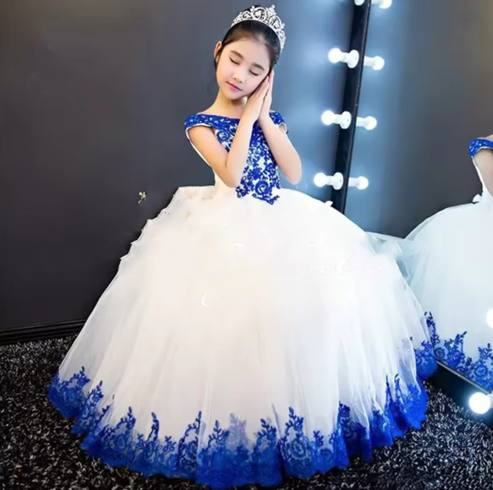 Long Flower Girl Dresses with Big Bow Appliques for Wedding Pageant Gowns Girls First Communion Elegant Wedding Attire
Long Flower Girl Dresses with Big Bow Appliques for Wedding Pageant Gowns Girls First Communion Elegant Wedding Attire