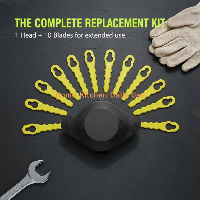 portable1 Set Grass Trimmer Replacement Head Kit With 10/20 Durable Plastic Blades For Garden Lawn Weeding Yard Care
portable1 Set Grass Trimmer Replacement Head Kit With 10/20 Durable Plastic Blades For Garden Lawn Weeding Yard Care