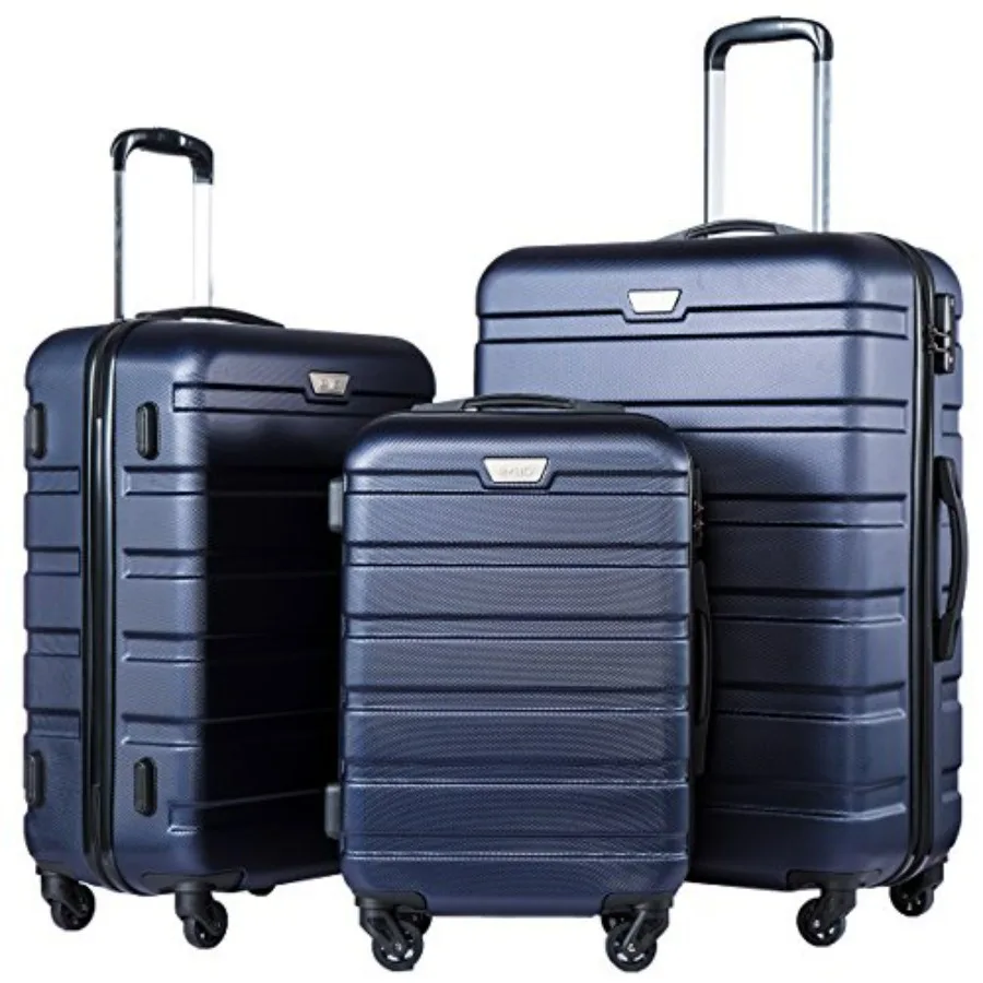 Luggage 3 Pcs Set, Lightweight Durable Hardshell Suitcase set with 360° Spinner Wheels, TSA-approved Lock, Checked Family Trave
Luggage 3 Pcs Set, Lightweight Durable Hardshell Suitcase set with 360° Spinner Wheels, TSA-approved Lock, Checked Family Trave