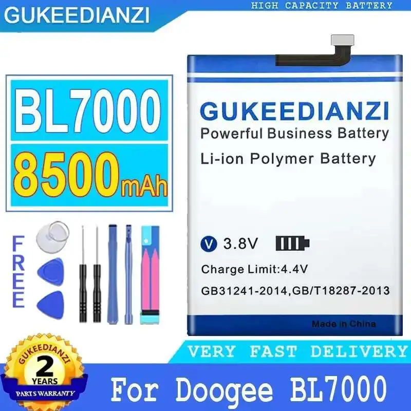 Long-Lasting For Doogee BL7000 Mobile Phone Battery Reliable Power Supply 8500mAh
Long-Lasting For Doogee BL7000 Mobile Phone Battery Reliable Power Supply 8500mAh