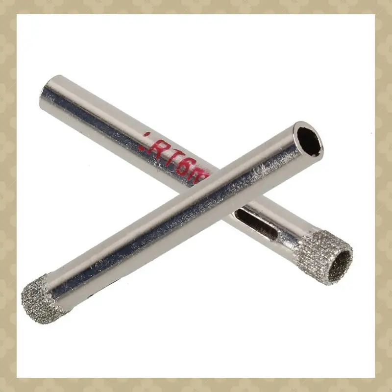 AB45 6 Mm Diameter Silver Diamond Coated Drills Tiles Glass Hole Saws (Pack Of 50)
AB45 6 Mm Diameter Silver Diamond Coated Drills Tiles Glass Hole Saws (Pack Of 50)