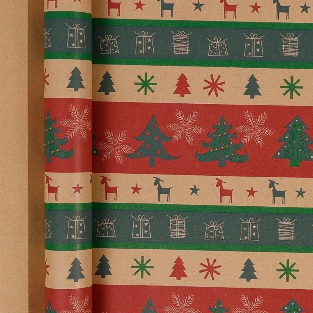 New Kraft Paper Christmas Wrapping Paper Snowman DIY Craft Present Box Packing Ornament 43x300cm Gift Paper Xmas 
New Kraft Paper Christmas Wrapping Paper Snowman DIY Craft Present Box Packing Ornament 43x300cm Gift Paper Xmas
