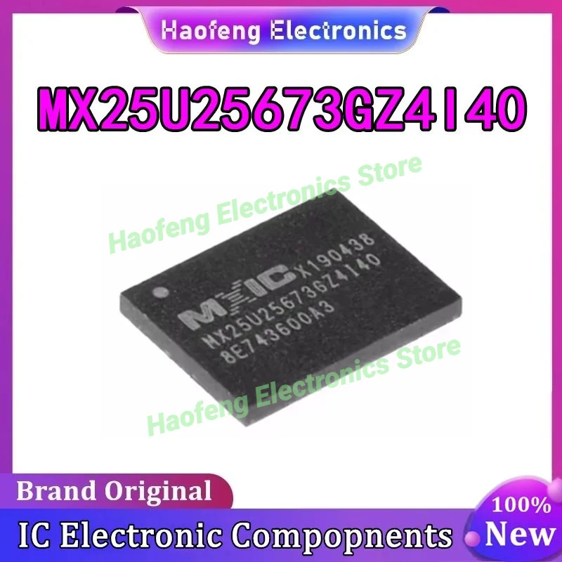Новый и оригинальный MX25U25673GZ4I40 MX25U25673GZ4140 MX25U25673 6 мм * 8 мм QFN-8
Новый и оригинальный MX25U25673GZ4I40 MX25U25673GZ4140 MX25U25673 6 мм * 8 мм QFN-8