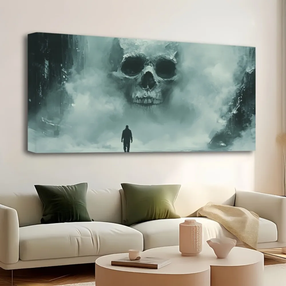 1.5 inch thick pine solid wood frame, canvas poster, Halloween Skull large canvas mural, art wall painting, interior decoration
1.5 inch thick pine solid wood frame, canvas poster, Halloween Skull large canvas mural, art wall painting, interior decoration