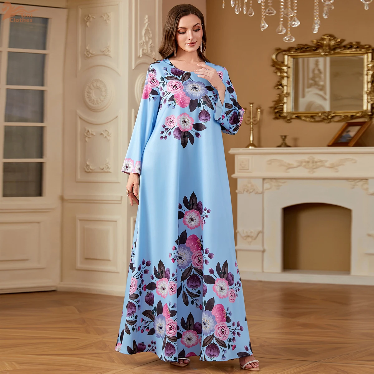Zahraa Muslim Luxury Woman Floral Print Evening Dress Elegant Moroccan Caftan Long Stylish Abaya 2026
Zahraa Muslim Luxury Woman Floral Print Evening Dress Elegant Moroccan Caftan Long Stylish Abaya 2026