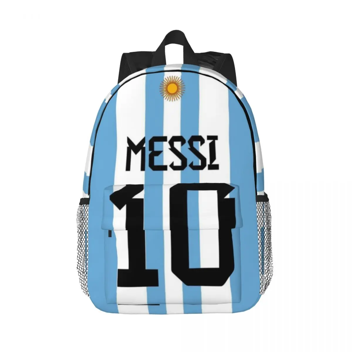 White-Blue Style Messi No.10 For Girls Boys Large Capacity Student Backpack Lightweight waterproof Backpack 15inch
White-Blue Style Messi No.10 For Girls Boys Large Capacity Student Backpack Lightweight waterproof Backpack 15inch