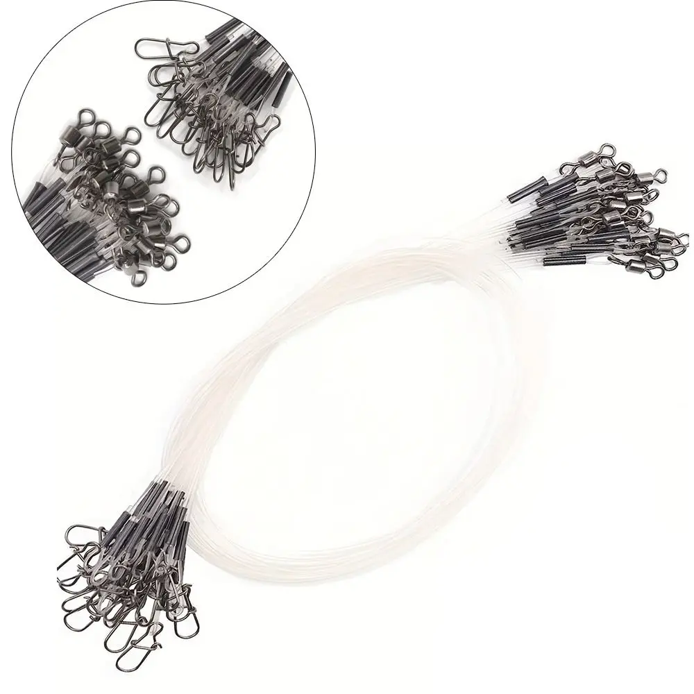 10pcs Rolling Swivel 100% Fluorocarbon Fishing Line Pressure Test Quick Lock Fluorocarbon Line 7-18kg Fluorocarbon Leader Set
10pcs Rolling Swivel 100% Fluorocarbon Fishing Line Pressure Test Quick Lock Fluorocarbon Line 7-18kg Fluorocarbon Leader Set