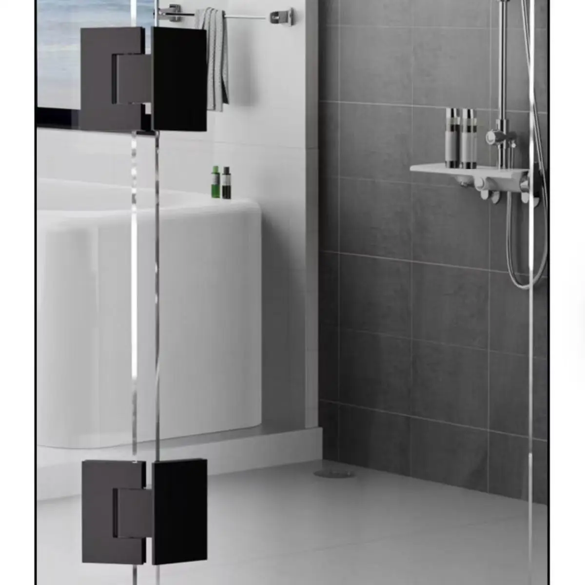 90°/180° Stainless Steel Glass Hinges Heavy Duty Glass Bracket Clamp Bathroom Shower Door Support Clip for Wall / Glass-to-Glass
90°/180° Stainless Steel Glass Hinges Heavy Duty Glass Bracket Clamp Bathroom Shower Door Support Clip for Wall / Glass-to-Glass