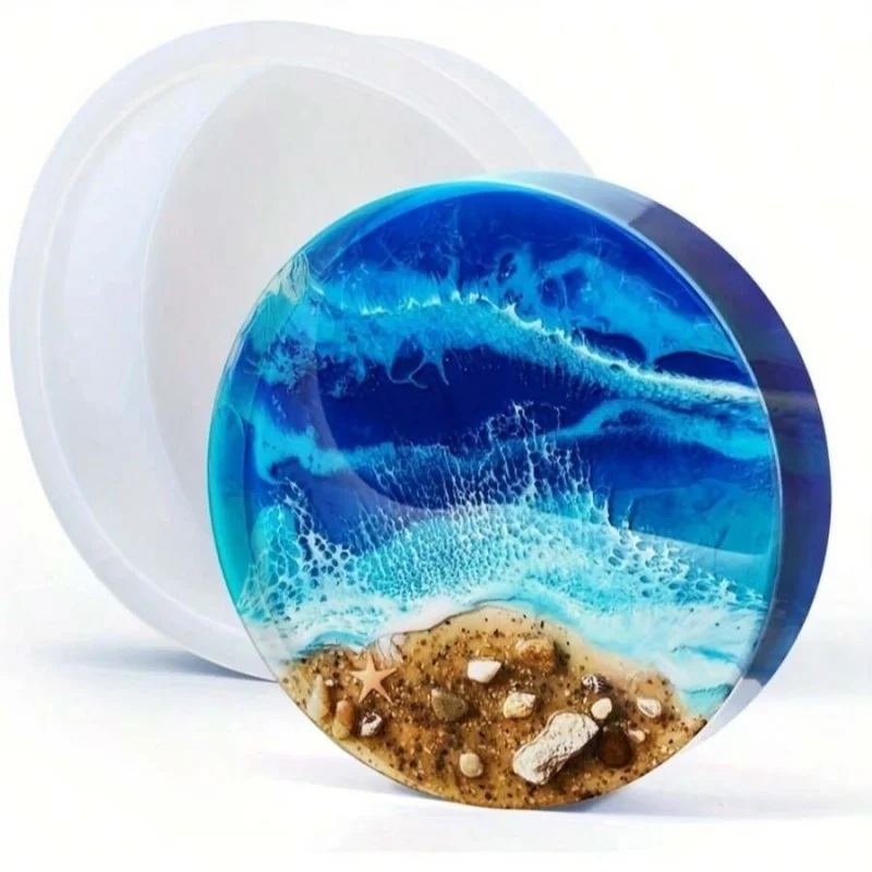 DIY Large Casting Circular Silicone Mold Deep Circular Epoxy Resin Mold Craft for Home Wall Desktop Decoration Flower Protection
DIY Large Casting Circular Silicone Mold Deep Circular Epoxy Resin Mold Craft for Home Wall Desktop Decoration Flower Protection