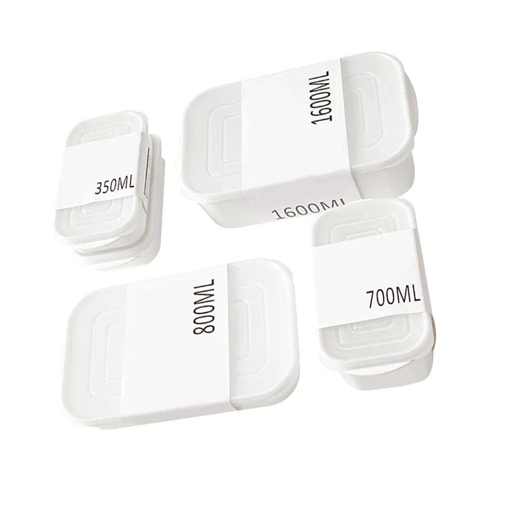 4pcs Food Storage Containers White Sealed Cereals Boxes Household Crisper For Refrigerator Kitchen Pp Material
4pcs Food Storage Containers White Sealed Cereals Boxes Household Crisper For Refrigerator Kitchen Pp Material