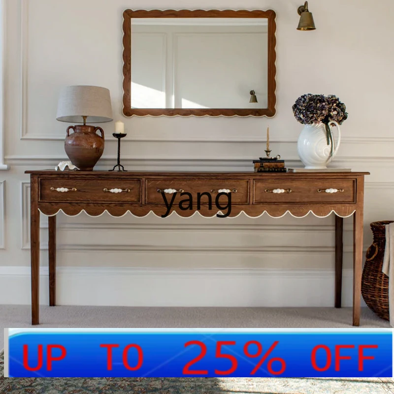 LMMAmerican Style Sofa Backrest Table Entryway Walnut Color Decorative Table
LMMAmerican Style Sofa Backrest Table Entryway Walnut Color Decorative Table