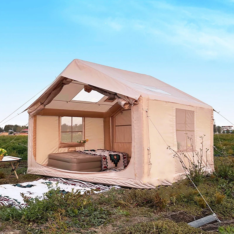 Best Selling High Quality Portable Hiking Folding Outdoor Inflatable Tent Square Family Tents Camping Outdoor Waterproof Large
Best Selling High Quality Portable Hiking Folding Outdoor Inflatable Tent Square Family Tents Camping Outdoor Waterproof Large