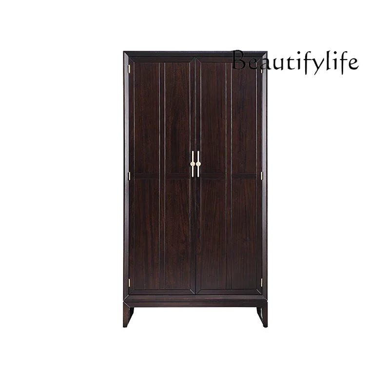 Modern new Chinese-style all-solid wood double-door wardrobe Zen small apartment bedroom storage locker display cabinet
Modern new Chinese-style all-solid wood double-door wardrobe Zen small apartment bedroom storage locker display cabinet