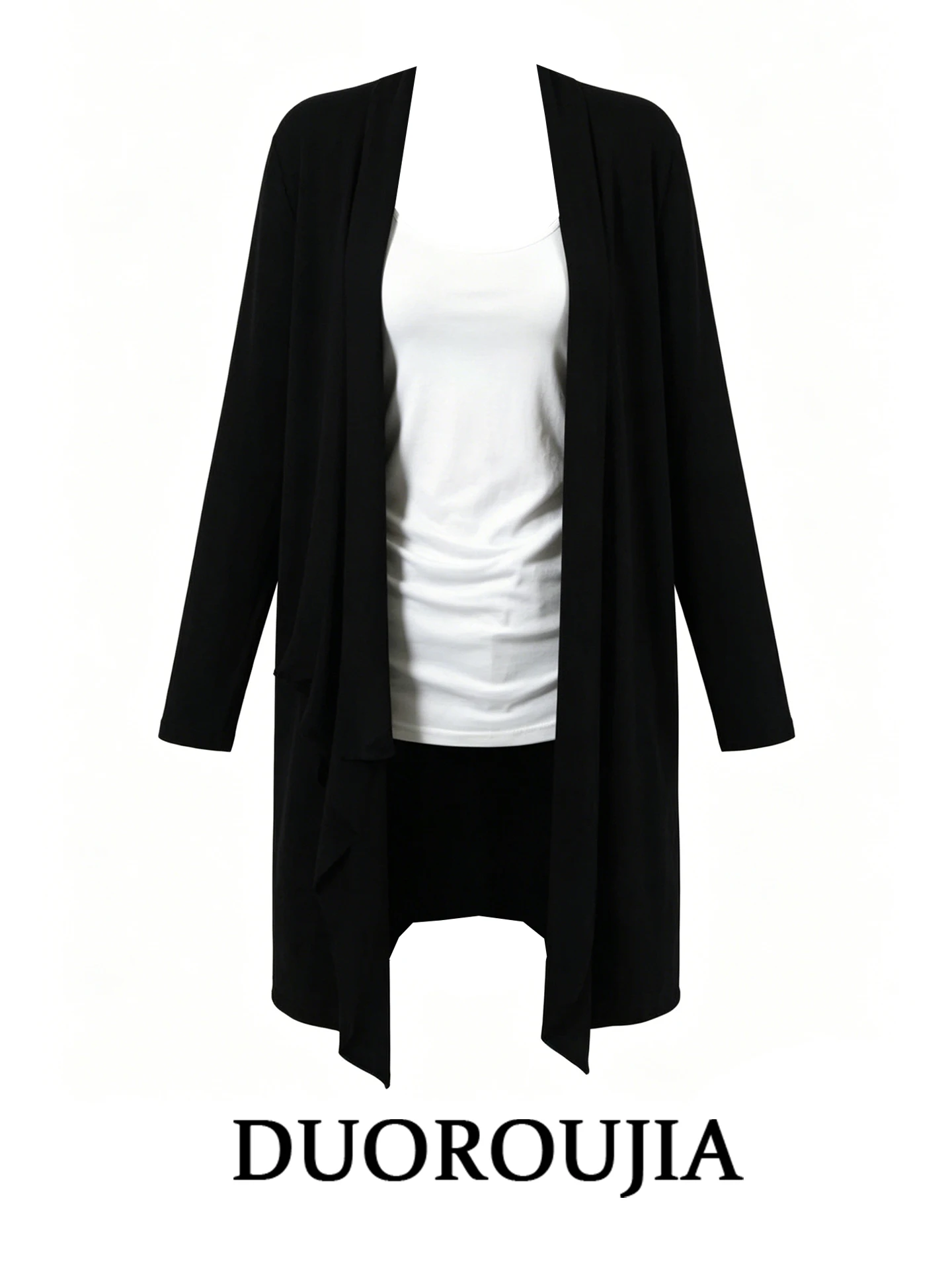 DUOR plus Size Knitted Open Cardigan Women's Summer Slimming Lightweight Sun Protection Outerwear Loose Fit V-Neck Long Sleeve
DUOR plus Size Knitted Open Cardigan Women's Summer Slimming Lightweight Sun Protection Outerwear Loose Fit V-Neck Long Sleeve
