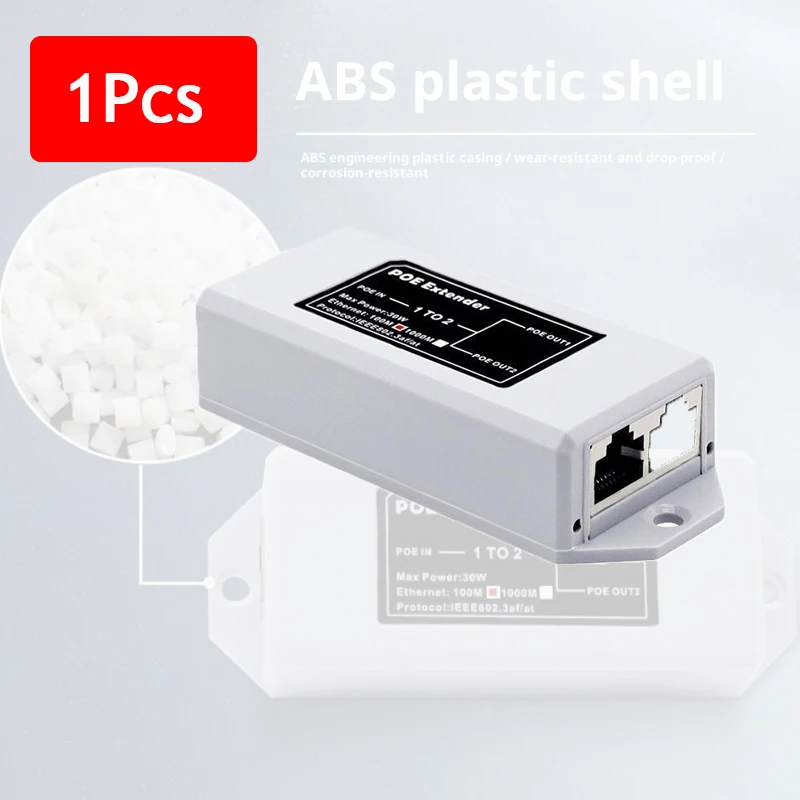 1 шт. 100/1000 Мбит/с IEEE 802.3af/at PoE повторитель 2-портовый гигабитный удлинитель POE для IP-камеры/NVR/AP расширитель диапазона 100 метров
1 шт. 100/1000 Мбит/с IEEE 802.3af/at PoE повторитель 2-портовый гигабитный удлинитель POE для IP-камеры/NVR/AP расширитель диапазона 100 метров