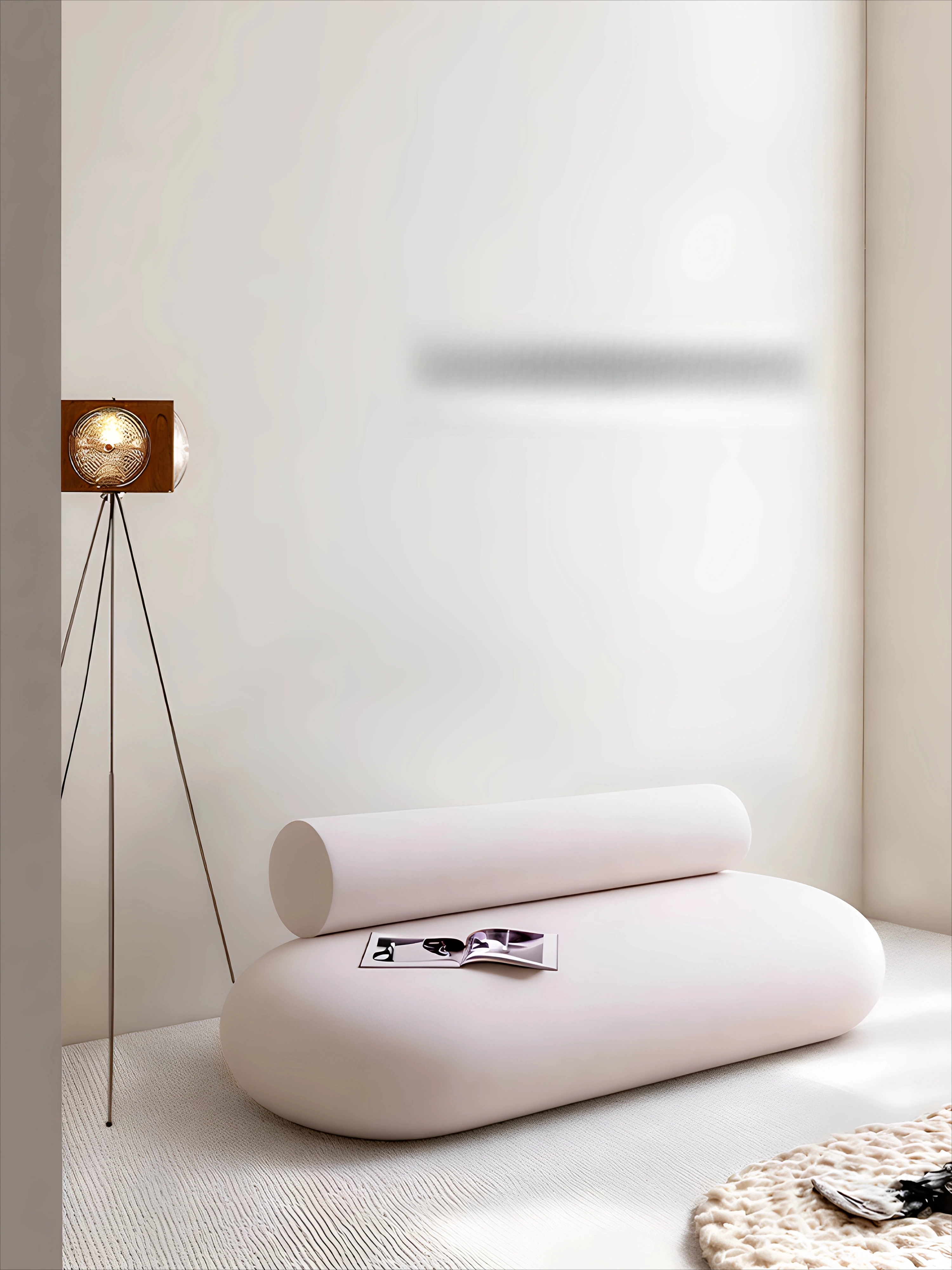 PYH cream wind lamb wool fabric sofa minimalist small apartment row without armrests three double single sofa
PYH cream wind lamb wool fabric sofa minimalist small apartment row without armrests three double single sofa