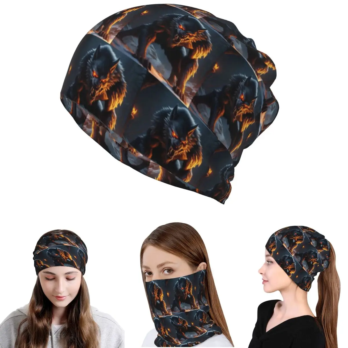 The Werewolf Bandana Neck Cover Mask Scarf Warm Balaclava Beanies Hat for Men Women Adult Windproof
The Werewolf Bandana Neck Cover Mask Scarf Warm Balaclava Beanies Hat for Men Women Adult Windproof