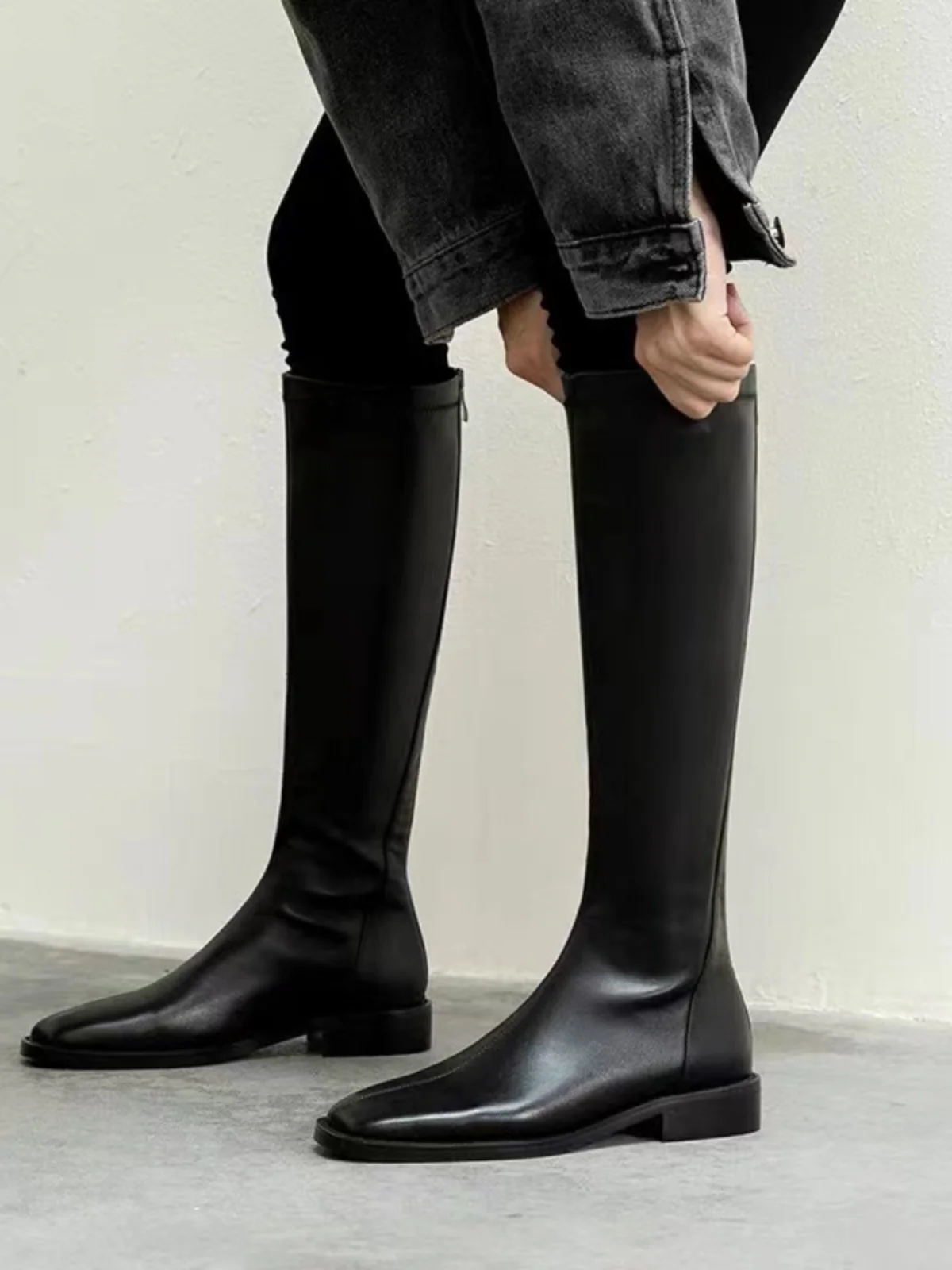 Slimming Knight Boots Women's Flat Bot over Knee Long Tube Elastic Fce Lined Booties High Tube Springy oes Booties
Slimming Knight Boots Women's Flat Bot over Knee Long Tube Elastic Fce Lined Booties High Tube Springy oes Booties