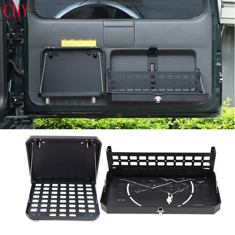 Aluminum Alloy Black For Toyota Land Cruiser Prado LC120 2003-2009 Car Tailgate Foldable Storage Rack Table Plate Accessories
Aluminum Alloy Black For Toyota Land Cruiser Prado LC120 2003-2009 Car Tailgate Foldable Storage Rack Table Plate Accessories