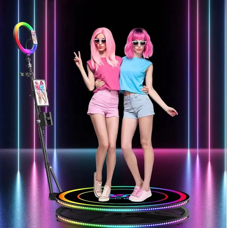 Butoy 360 Photo Booth Software Control Video Spinner 100cm 3-4 People Rotating Platform Machine for Stage Wedding Side Party
Butoy 360 Photo Booth Software Control Video Spinner 100cm 3-4 People Rotating Platform Machine for Stage Wedding Side Party