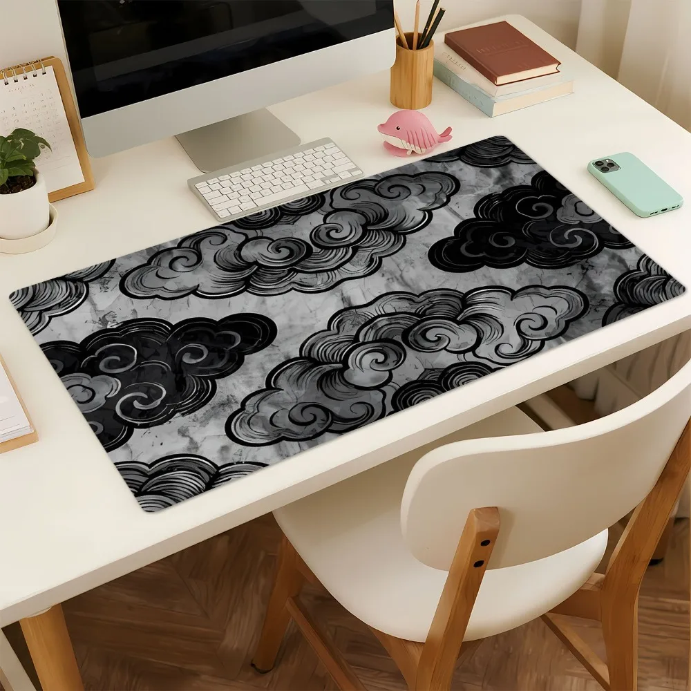 National Trend Black and White Cloud Pattern Mouse Pad - Office Desk Anti-Slip Mat desk organizers and trays pc accessories
National Trend Black and White Cloud Pattern Mouse Pad - Office Desk Anti-Slip Mat desk organizers and trays pc accessories