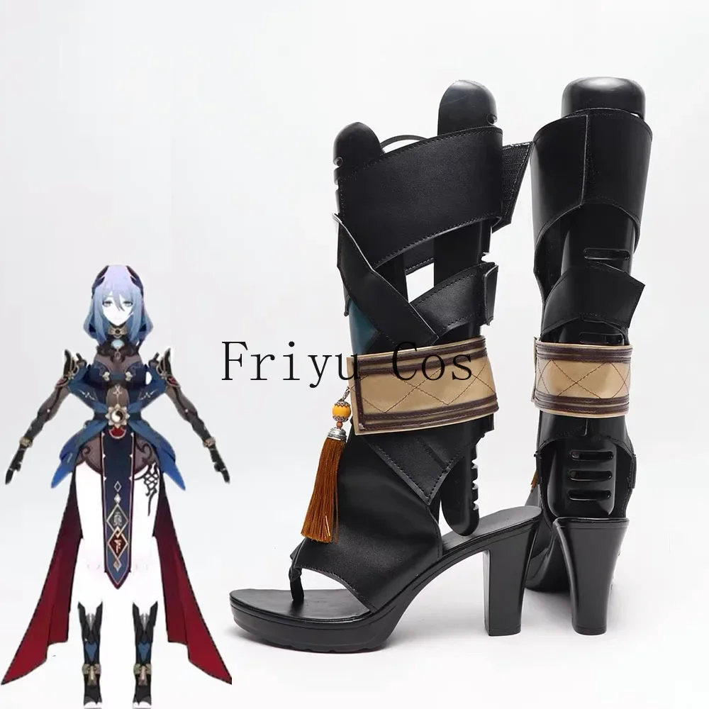 Honkai Star Rail Hanya Judge Cosplay Shoes Costume Accessory Boots Halloween Party For Women Black Boots High Heels
Honkai Star Rail Hanya Judge Cosplay Shoes Costume Accessory Boots Halloween Party For Women Black Boots High Heels