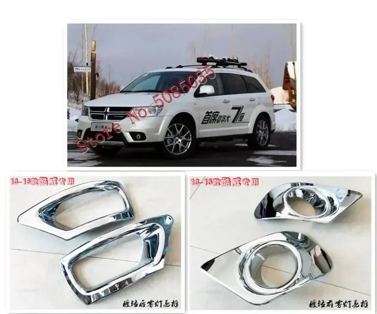 Front Rear Fog Light Foglight Lamp Chrome Trim Covers Car Styling For Dodge Journey Fiat Freemont 2011 - 2018 2015 2016 2017
Front Rear Fog Light Foglight Lamp Chrome Trim Covers Car Styling For Dodge Journey Fiat Freemont 2011 - 2018 2015 2016 2017