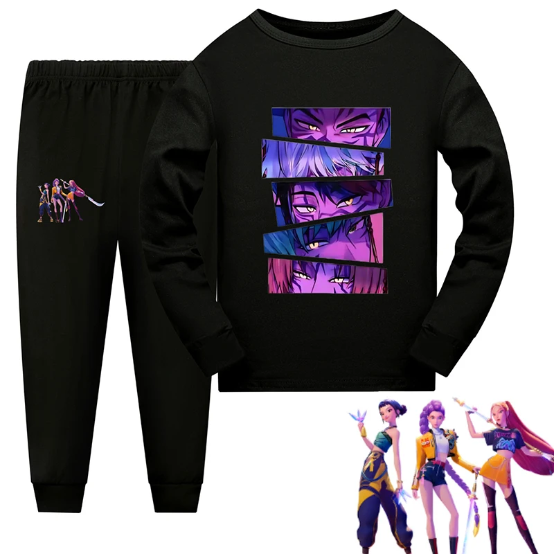 Kpop костюм охотника на демонов для девочек Rumi Mira Zoey, толстовки и штаны с длинными рукавами для косплея, детский спортивный костюм, комплекты детской одежды
Kpop костюм охотника на демонов для девочек Rumi Mira Zoey, толстовки и штаны с длинными рукавами для косплея, детский спортивный костюм, комплекты детской одежды