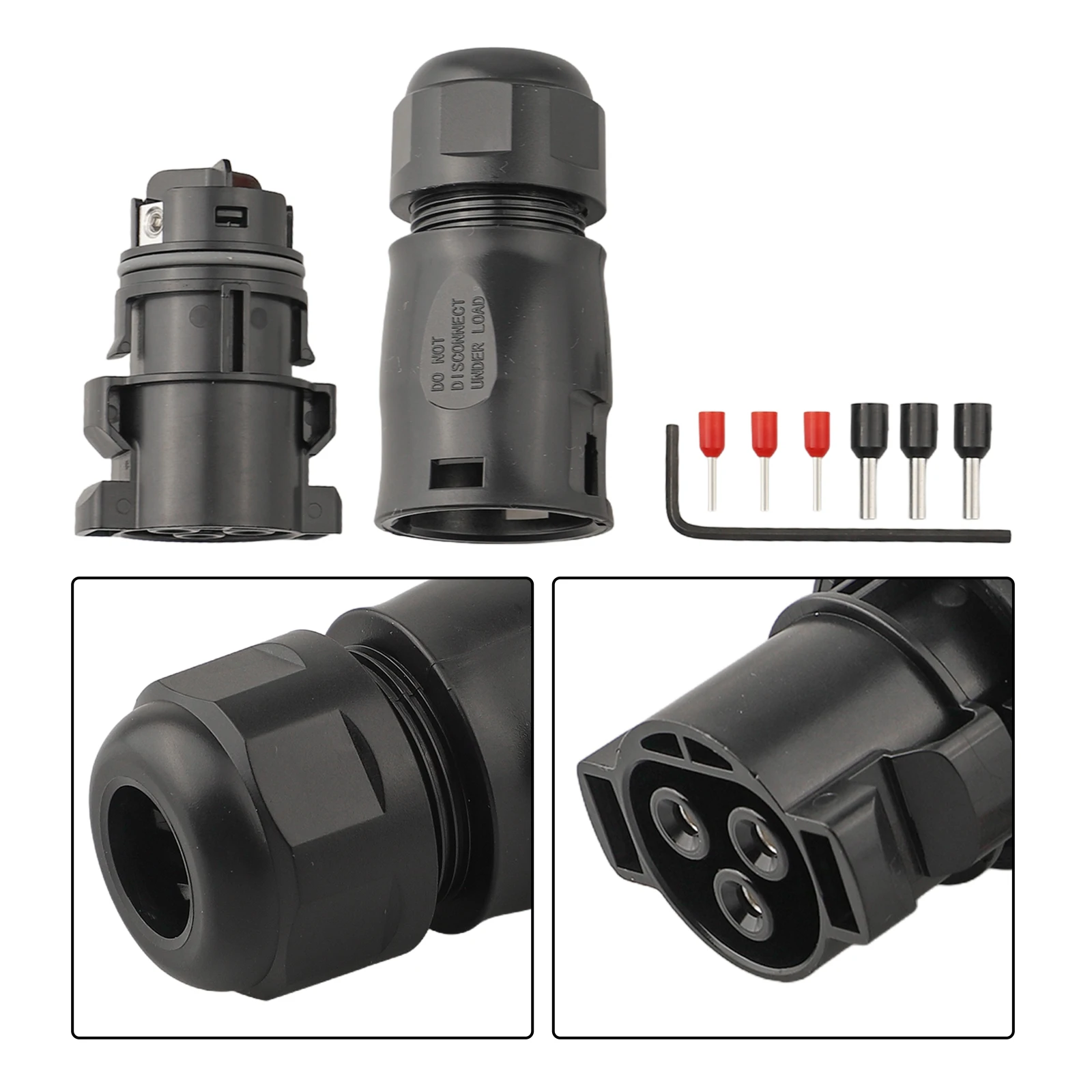Waterproof 3P IP68 LY01 Female Connector Connection Cable Inverters Of The Series Solar AC Photovoltaic Connector Inverter
Waterproof 3P IP68 LY01 Female Connector Connection Cable Inverters Of The Series Solar AC Photovoltaic Connector Inverter