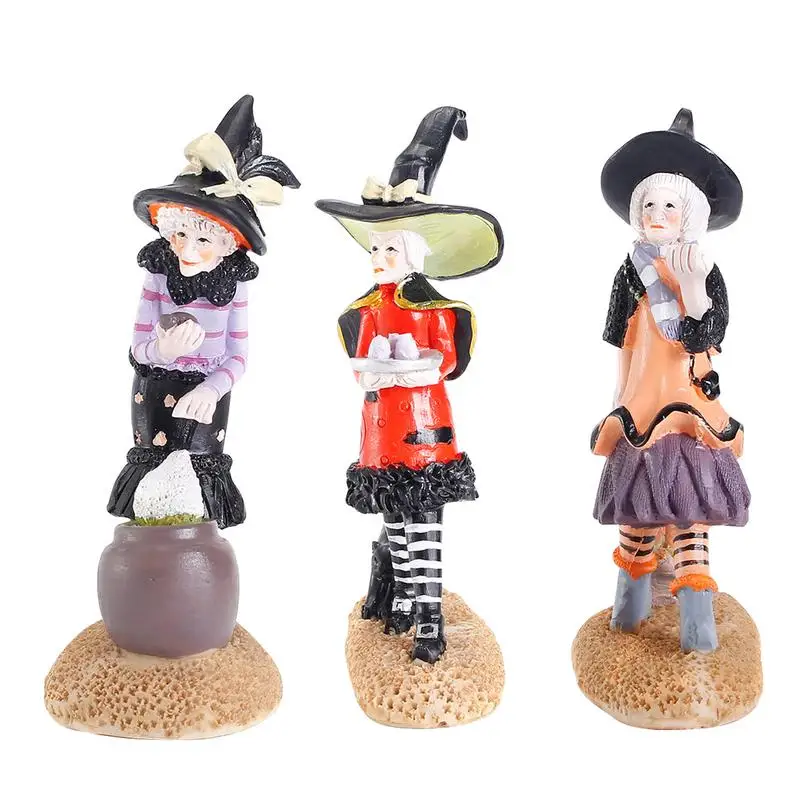Halloween Horror Witch Statue Witch Dolls Resin Decoration Desktop Ornament Holiday Party Decorations Bewitching Figurine
Halloween Horror Witch Statue Witch Dolls Resin Decoration Desktop Ornament Holiday Party Decorations Bewitching Figurine
