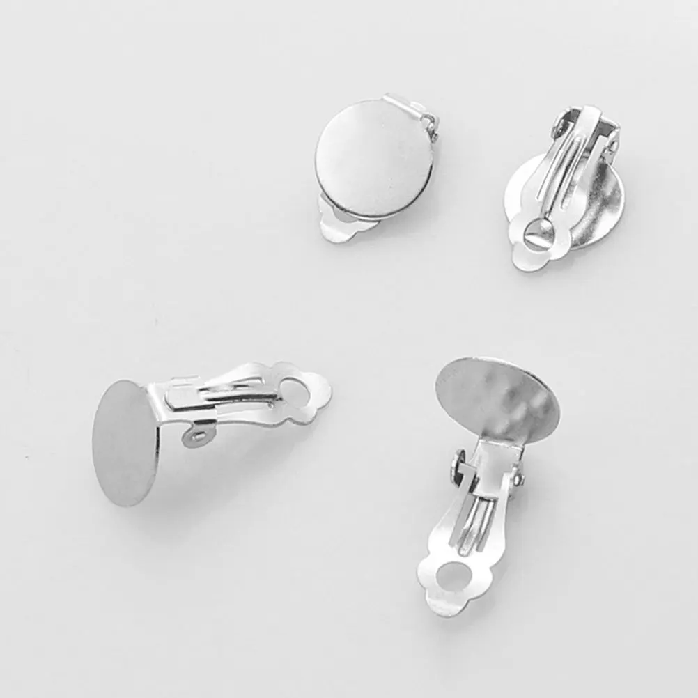 20Pcs DIY Metal Square Earring Clip Base Tray 12mm Durable Jewelry Making Ear Clip Setting Holder Metal Earring Bezel
20Pcs DIY Metal Square Earring Clip Base Tray 12mm Durable Jewelry Making Ear Clip Setting Holder Metal Earring Bezel