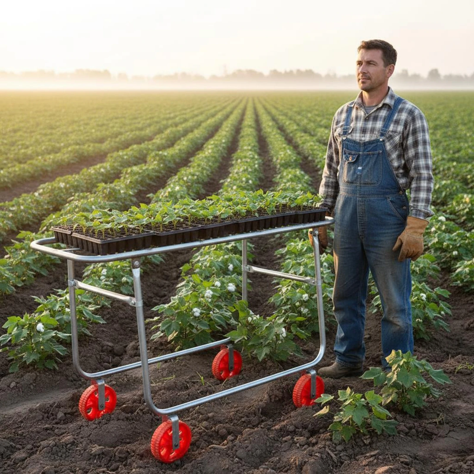 Hand-Push Transport Hand-Push Transport Trolley Red Wheels Four-Wheel Hand-Push Transport Trolley Farm Equipment Low-Height
Hand-Push Transport Hand-Push Transport Trolley Red Wheels Four-Wheel Hand-Push Transport Trolley Farm Equipment Low-Height