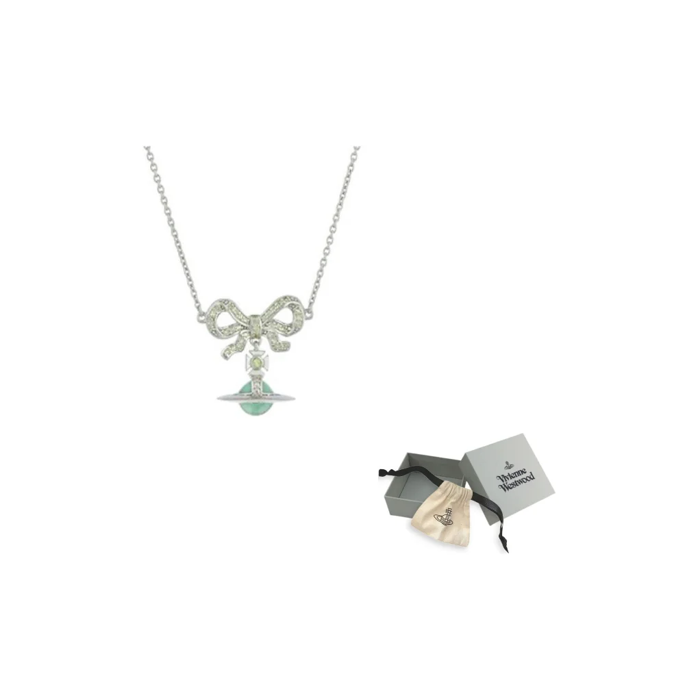 Vivienne Westwood Necklaces Women's Silver/Green 63030027J26S353
Vivienne Westwood Necklaces Women's Silver/Green 63030027J26S353
