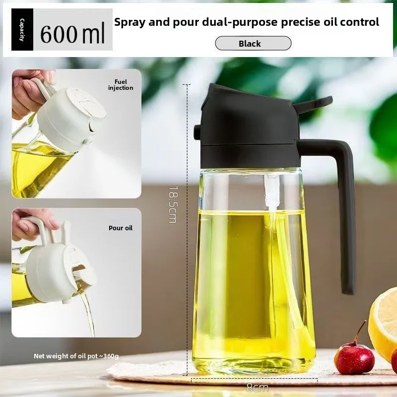 600ml Glass Spray Oil Sprayer Bottle Spray Oil Dispenser Oil Jar Cruet BBQ Kitchen Baking Roasting Picnic Kitchen Tool
600ml Glass Spray Oil Sprayer Bottle Spray Oil Dispenser Oil Jar Cruet BBQ Kitchen Baking Roasting Picnic Kitchen Tool