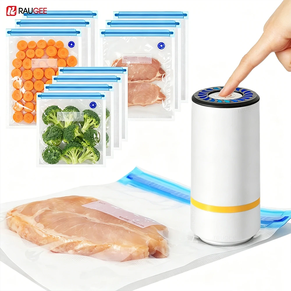 Electric Air Pump Wireless Vacuum Sealer Handheld Food Sealing Pump Kitchen For Dry/Wet Food Storage Zipper Bags Vacuum Sealer
Electric Air Pump Wireless Vacuum Sealer Handheld Food Sealing Pump Kitchen For Dry/Wet Food Storage Zipper Bags Vacuum Sealer