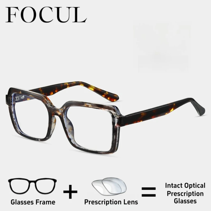 FOCUL Customization Prescription Optical Eyewear Personalized Progressive Glasses Photochromic Anti Blue Light Myopia Eyeglasses
FOCUL Customization Prescription Optical Eyewear Personalized Progressive Glasses Photochromic Anti Blue Light Myopia Eyeglasses