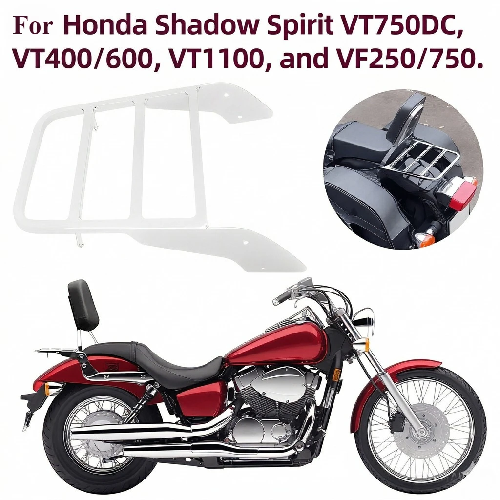 Sissy Bar Rear Luggage Rack for Honda Shadow VLX 600 1999-2008 Spirit 750
Sissy Bar Rear Luggage Rack for Honda Shadow VLX 600 1999-2008 Spirit 750