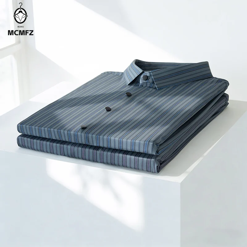 Men Summer Striped Short Sleeve Shirt Wrinkle Resistant Breathable Quick Dry Fabric Casual Business Office Commute Blouse
Men Summer Striped Short Sleeve Shirt Wrinkle Resistant Breathable Quick Dry Fabric Casual Business Office Commute Blouse