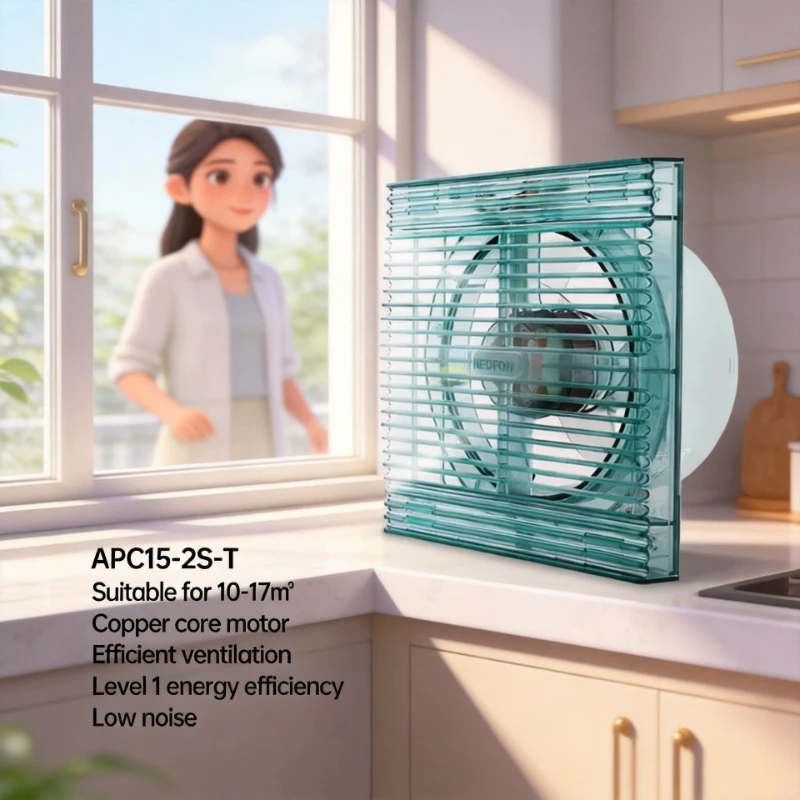 Transparent Glass Window Exhaust Fan, Low Noise Household Ventilation Fan for Bathroom Bedroom Kitchen
Transparent Glass Window Exhaust Fan, Low Noise Household Ventilation Fan for Bathroom Bedroom Kitchen