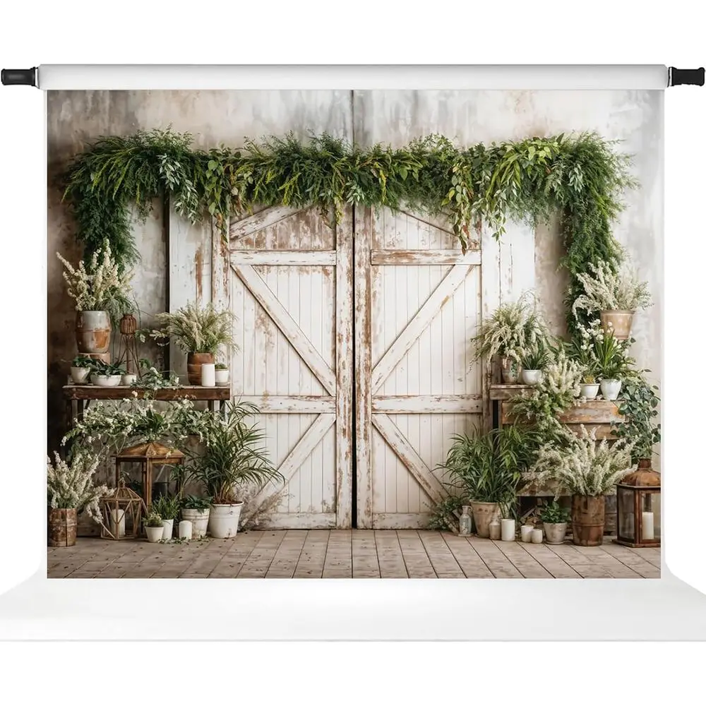 Spring Photo Backdrop abric Green Plant Rustic Wood Door Photography Background Photo Studio Props, 10x8t
Spring Photo Backdrop abric Green Plant Rustic Wood Door Photography Background Photo Studio Props, 10x8t
