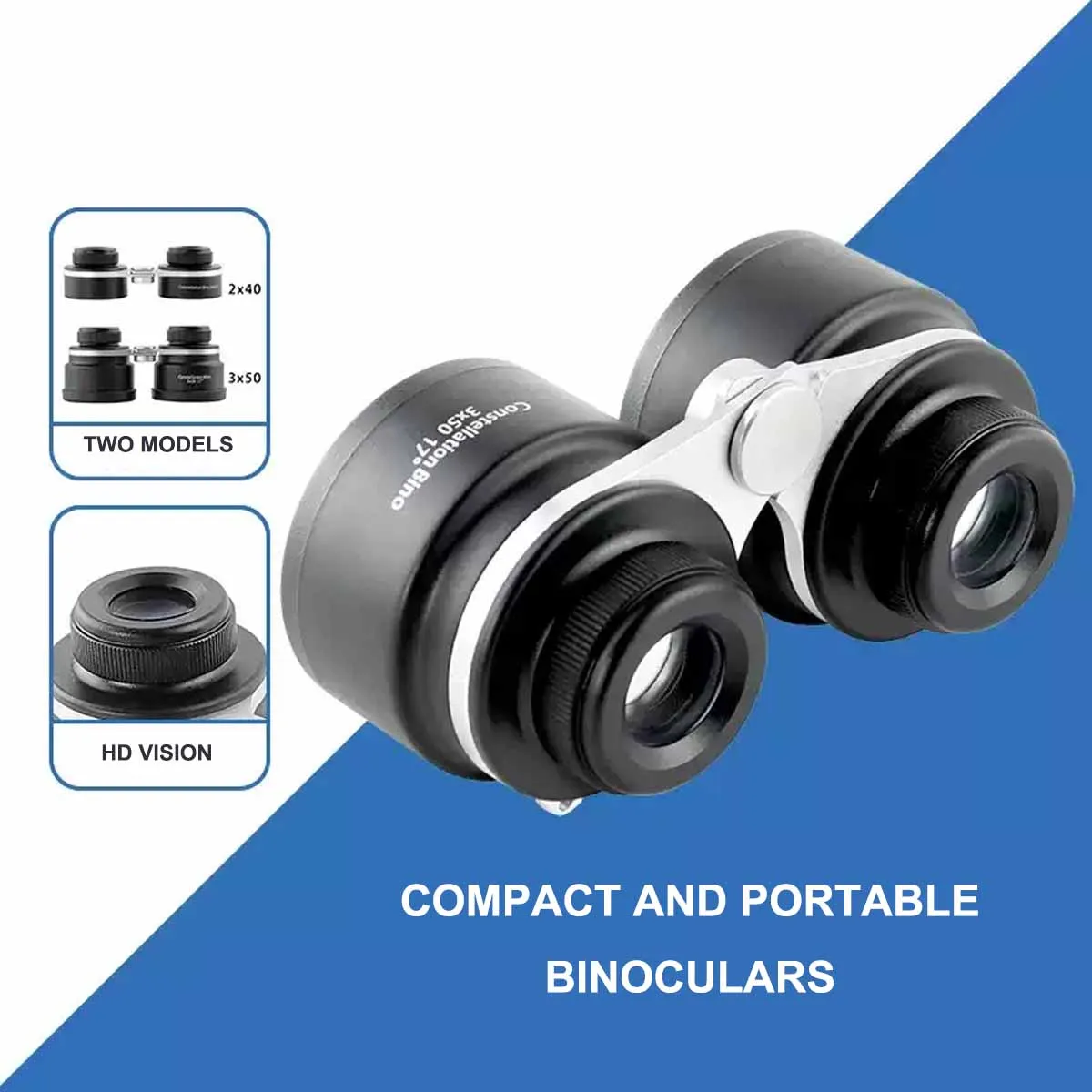 High-Definition Double Tube 3x50 StarGazing Glasses 2x40 Museum Constellation Portable Stargazing All Optical Night Sky Viewing
High-Definition Double Tube 3x50 StarGazing Glasses 2x40 Museum Constellation Portable Stargazing All Optical Night Sky Viewing
