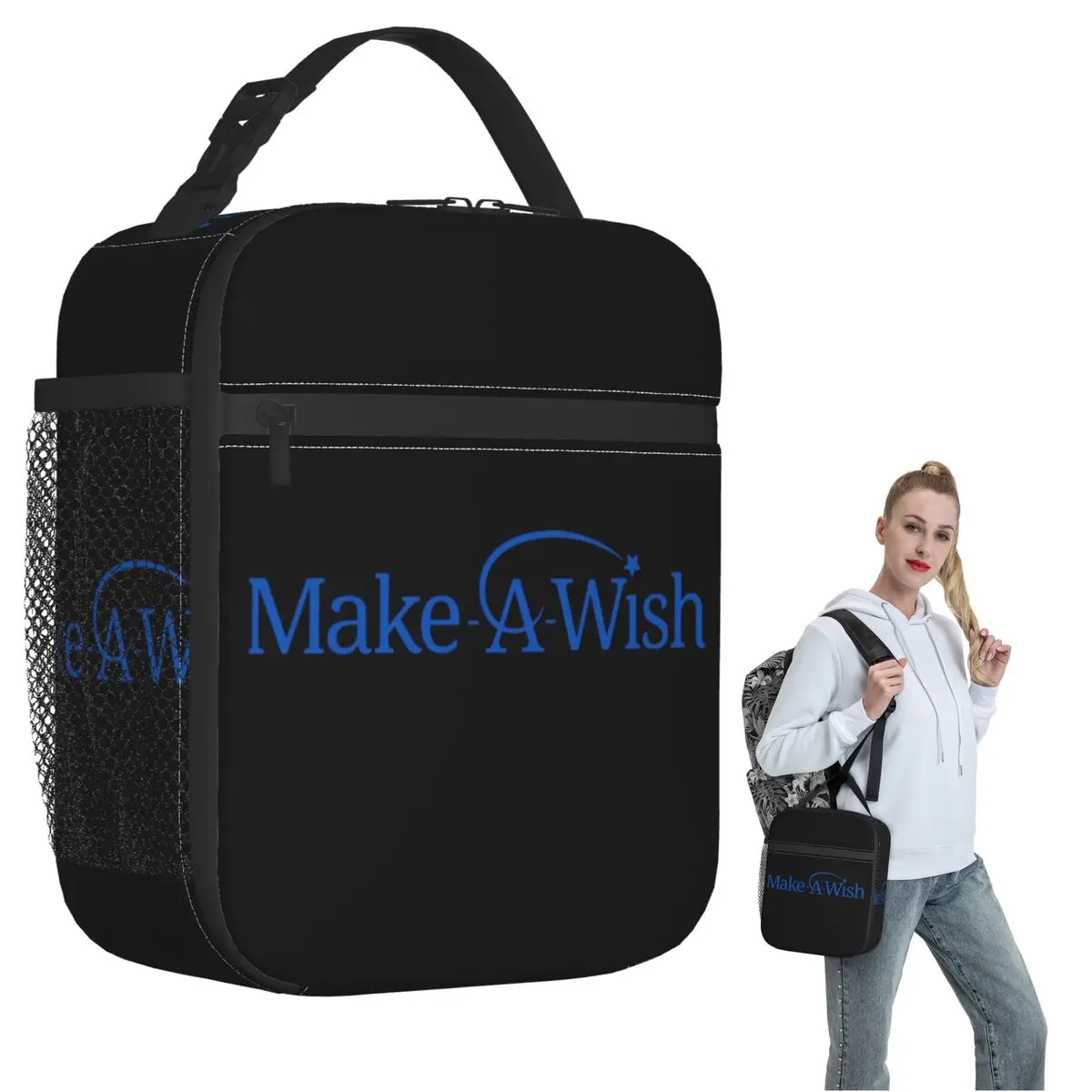 Make A Wish Foundation Of America Insulated Lunch Bag for Women Children Portable Food Boxes Thermal Lunch Box Tote
Make A Wish Foundation Of America Insulated Lunch Bag for Women Children Portable Food Boxes Thermal Lunch Box Tote